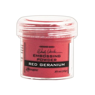Ranger - Poudre à embosser couleur «Red Geranium»